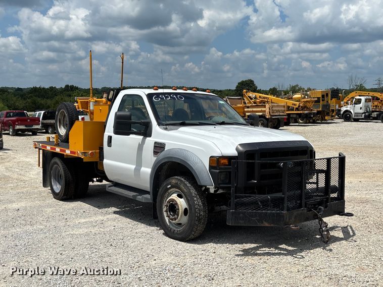 image for item FC1819 2008 Ford F450 Super Duty  flatbed truck