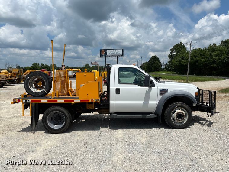 image for item FC1819 2008 Ford F450 Super Duty  flatbed truck
