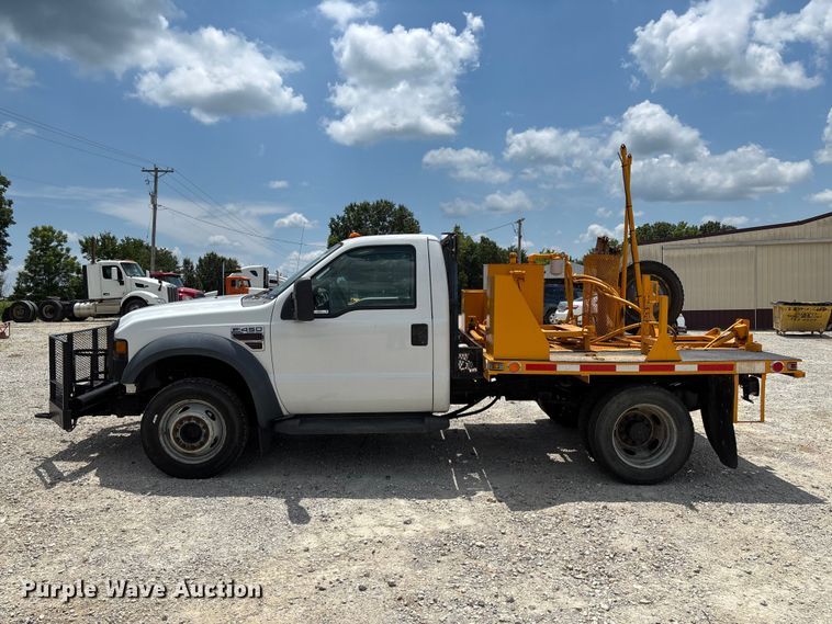 image for item FC1819 2008 Ford F450 Super Duty  flatbed truck