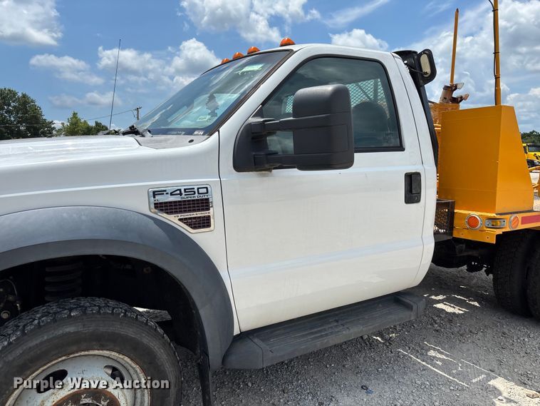image for item FC1819 2008 Ford F450 Super Duty  flatbed truck