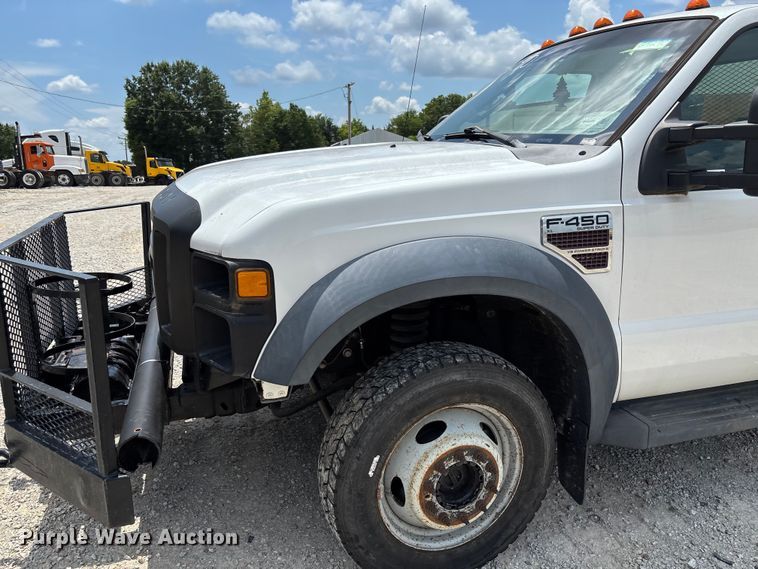 image for item FC1819 2008 Ford F450 Super Duty  flatbed truck