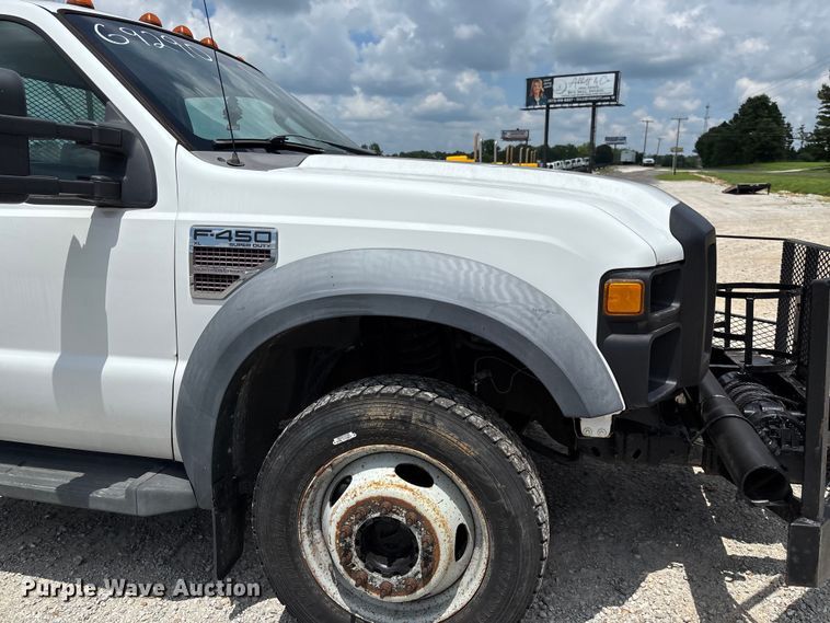 image for item FC1819 2008 Ford F450 Super Duty  flatbed truck