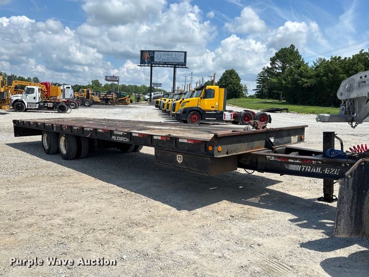 image for item FC1822 1997 Dakota Trail-Eze PDLX20TC31 tilt deck equipment trailer