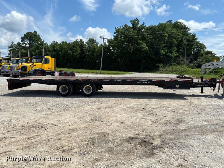 image for item FC1822 1997 Dakota Trail-Eze PDLX20TC31 tilt deck equipment trailer