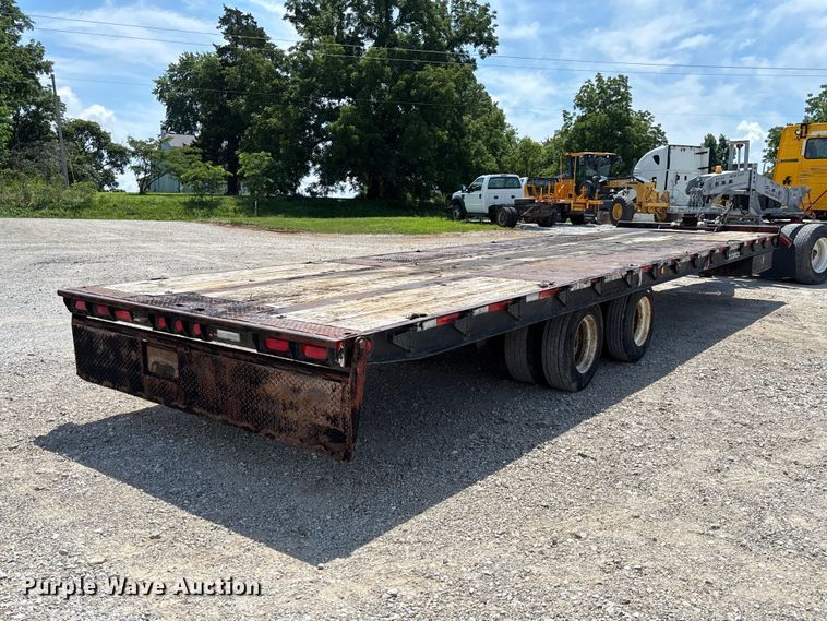 image for item FC1822 1997 Dakota Trail-Eze PDLX20TC31 tilt deck equipment trailer