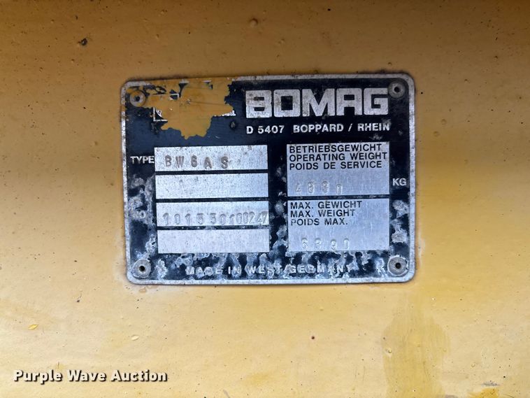 image for item FC1862 Bomag BW6AS double drum roller