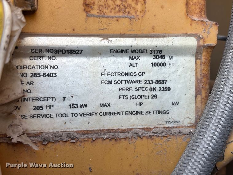 image for item FC2502 2007 Caterpillar 140H VHP Plus motor grader