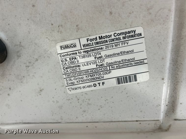 image for item FC2837 2019 Ford F-150 XL 