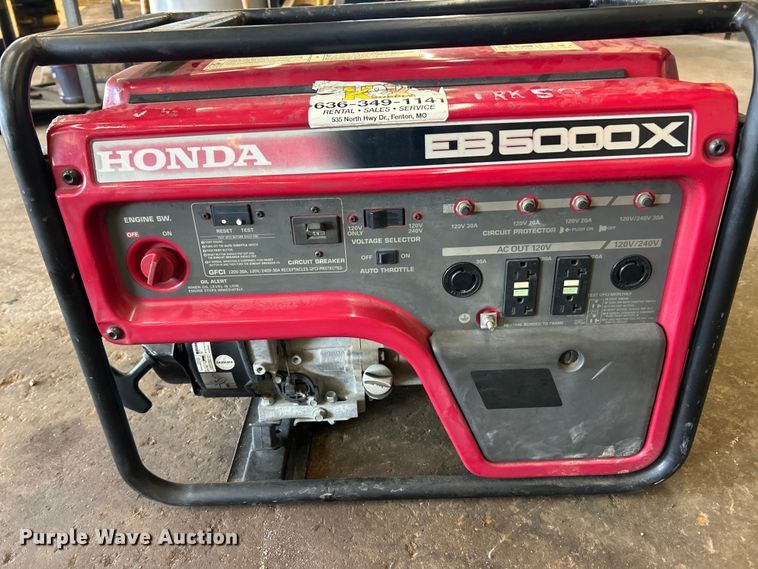 image for item FC2840 Honda EB5000X generator