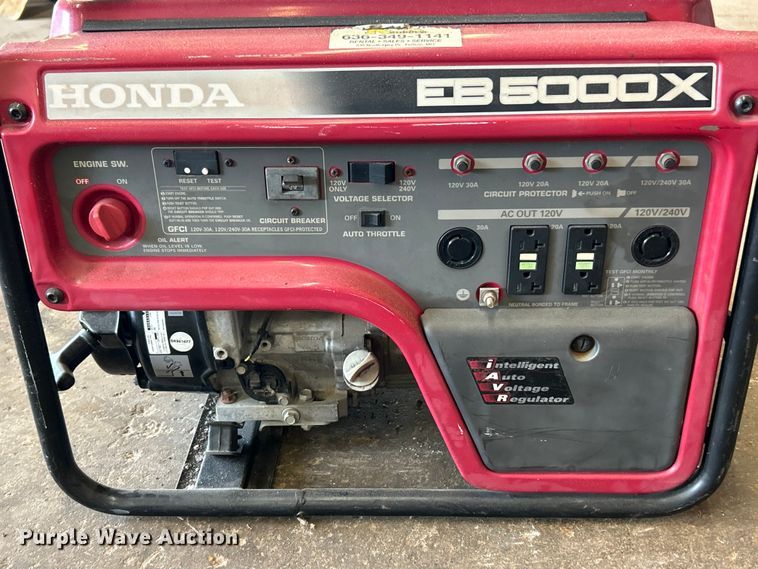 image for item FC2841 Honda EB5000X generator