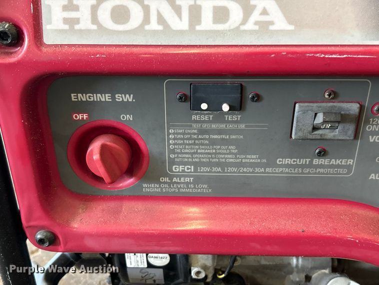 image for item FC2841 Honda EB5000X generator