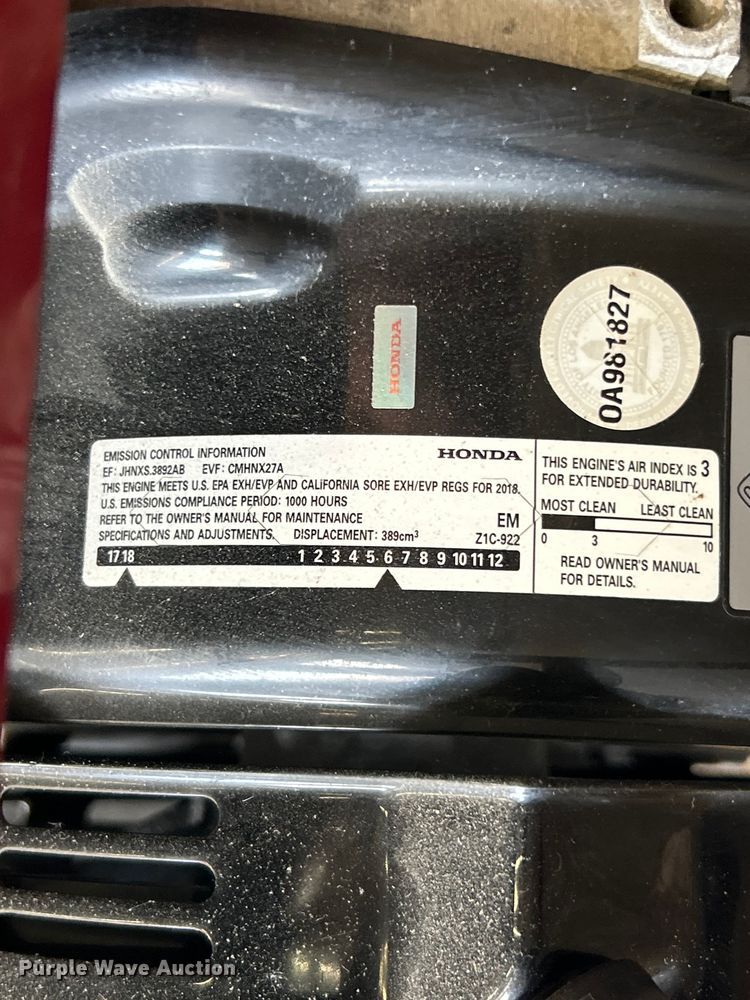 image for item FC2841 Honda EB5000X generator