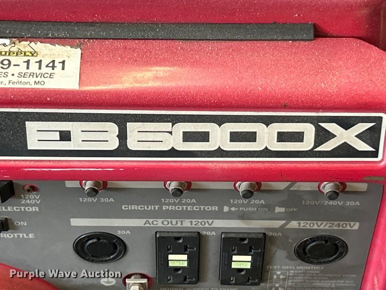 image for item FC2841 Honda EB5000X generator
