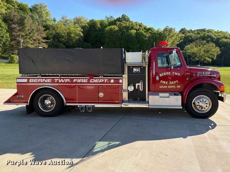 image for item FC3091 1998 International 4900 pumper fire truck