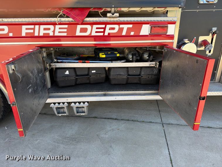 image for item FC3091 1998 International 4900 pumper fire truck