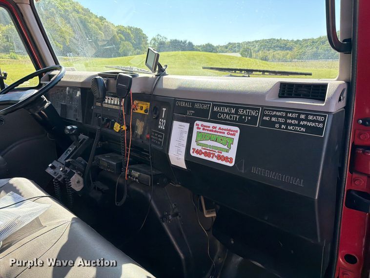 image for item FC3091 1998 International 4900 pumper fire truck