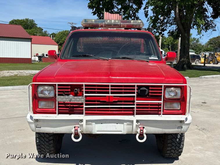 image for item FC4644 1985 Chevrolet Military Truck brush fire truck