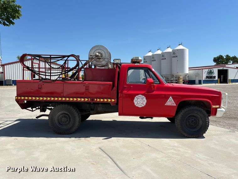 image for item FC4644 1985 Chevrolet Military Truck brush fire truck