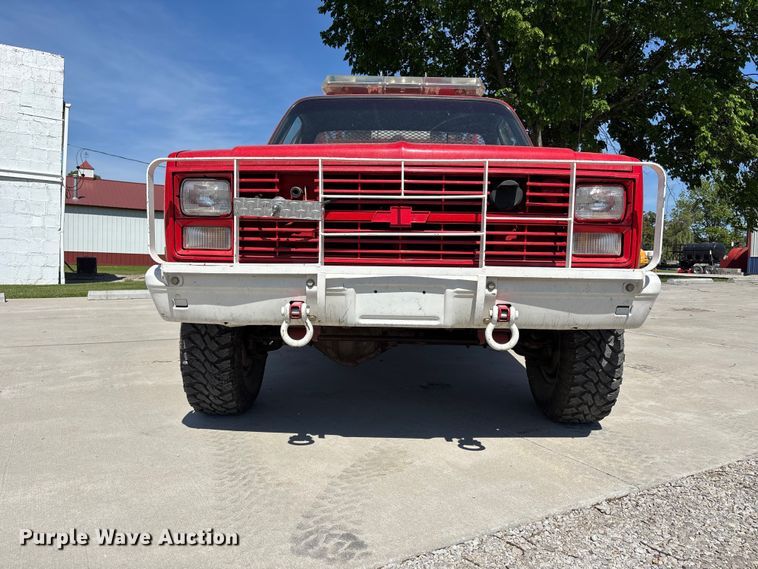 image for item FC4644 1985 Chevrolet Military Truck brush fire truck