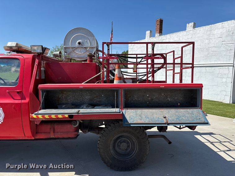 image for item FC4644 1985 Chevrolet Military Truck brush fire truck