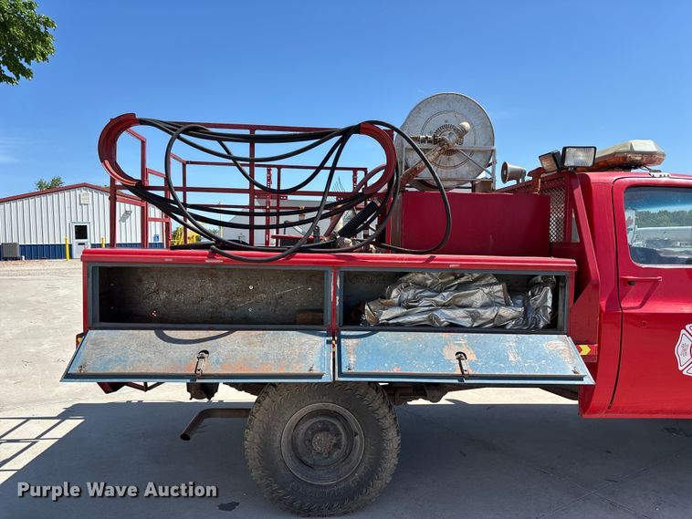 image for item FC4644 1985 Chevrolet Military Truck brush fire truck