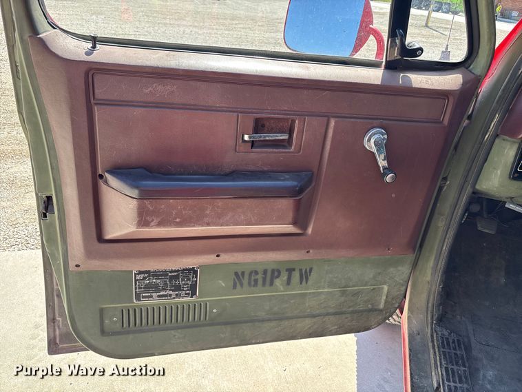 image for item FC4644 1985 Chevrolet Military Truck brush fire truck