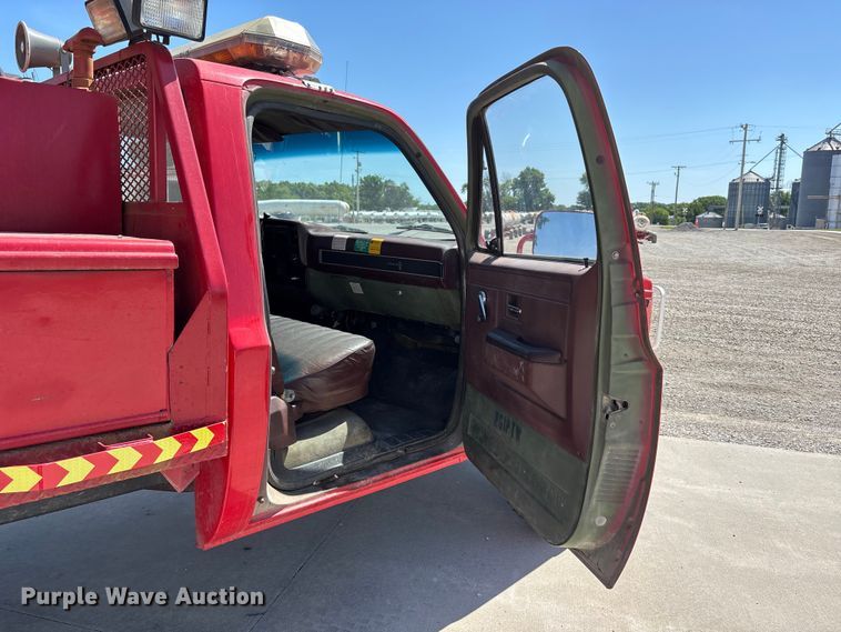 image for item FC4644 1985 Chevrolet Military Truck brush fire truck