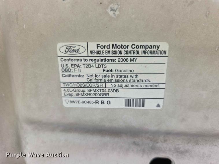 image for item FH6207 2008 Ford Explorer SUV