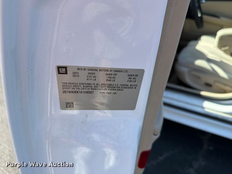image for item FH6269 2010 Chevrolet Impala 
