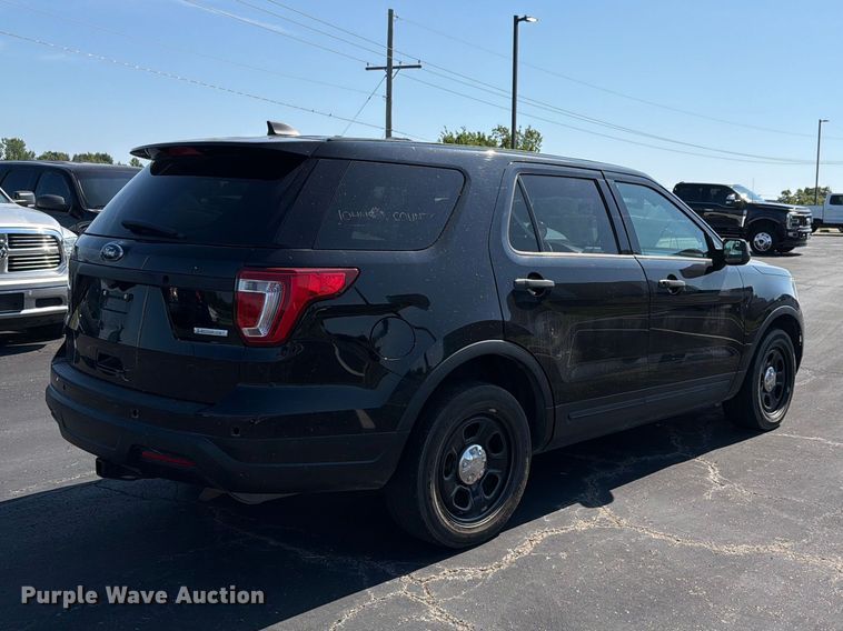image for item FH6270 2018 Ford Explorer Police Interceptor SUV