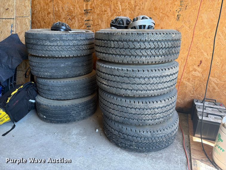 image for item FI0253 (8) LT265/70R16 tires and wheels