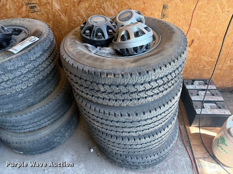 image for item FI0253 (8) LT265/70R16 tires and wheels