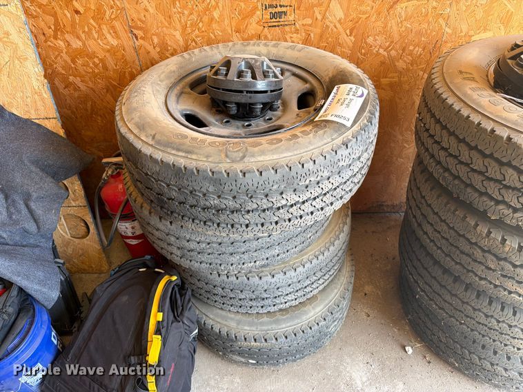 image for item FI0253 (8) LT265/70R16 tires and wheels