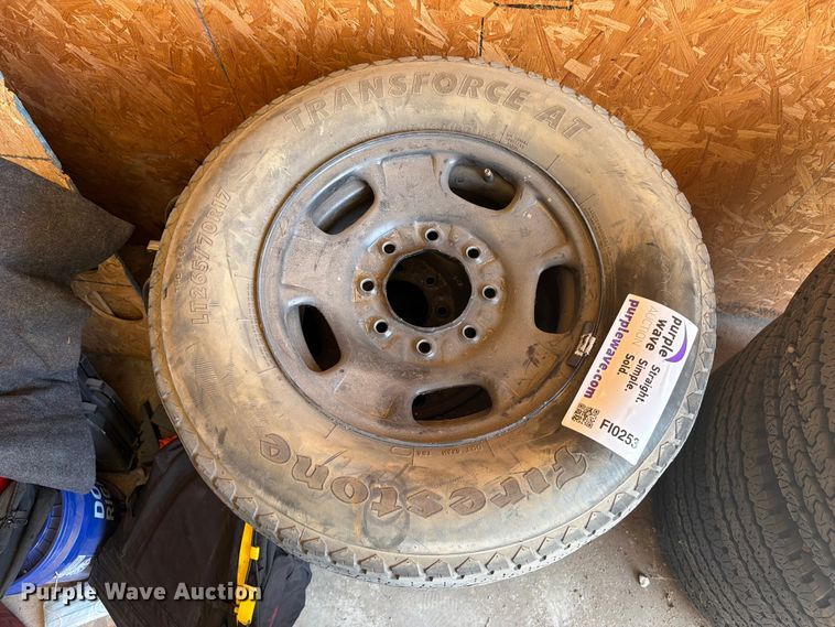 image for item FI0253 (8) LT265/70R16 tires and wheels