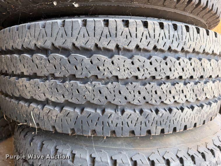 image for item FI0253 (8) LT265/70R16 tires and wheels