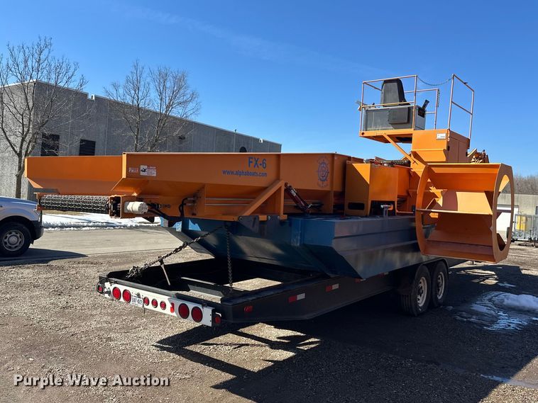 image for item FK1835 2009 Alpha Boats FX-6 water weed harvester