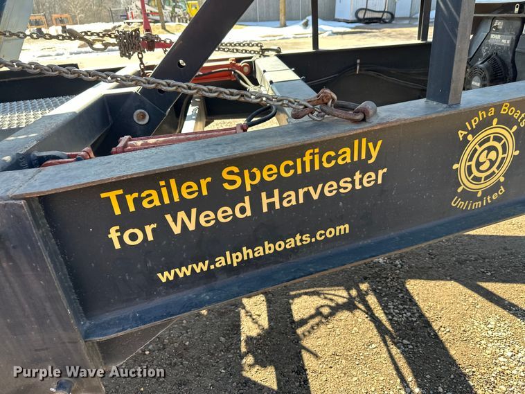 image for item FK1835 2009 Alpha Boats FX-6 water weed harvester