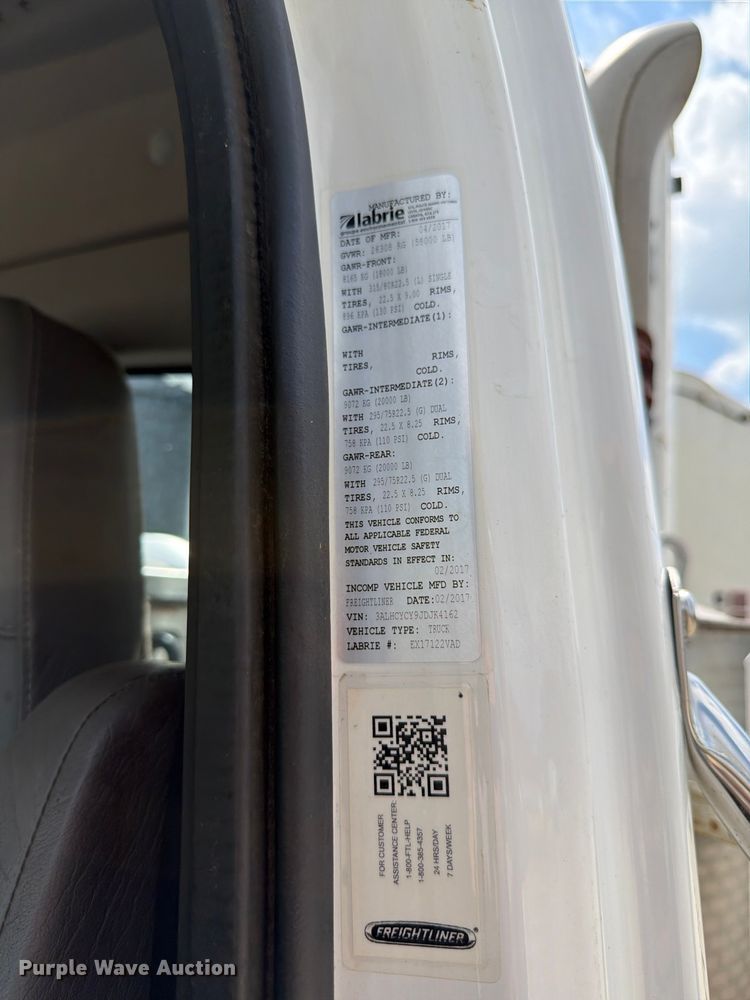 image for item FK4051 2018 Freightliner M2 refuse truck