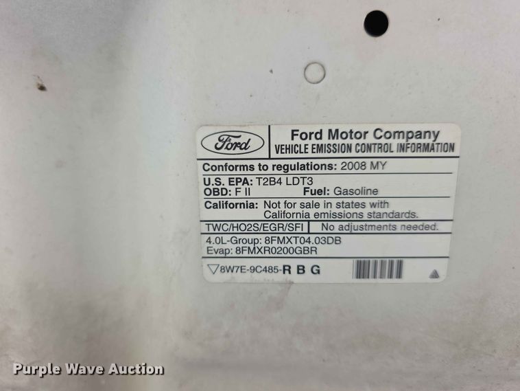 image for item FN5709 2008 Ford Explorer XLT SUV