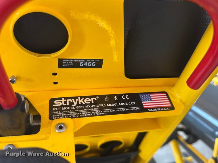 image for item NJ9194 (4) Stryker stretchers