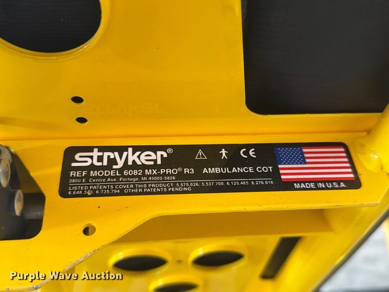 image for item NJ9194 (4) Stryker stretchers