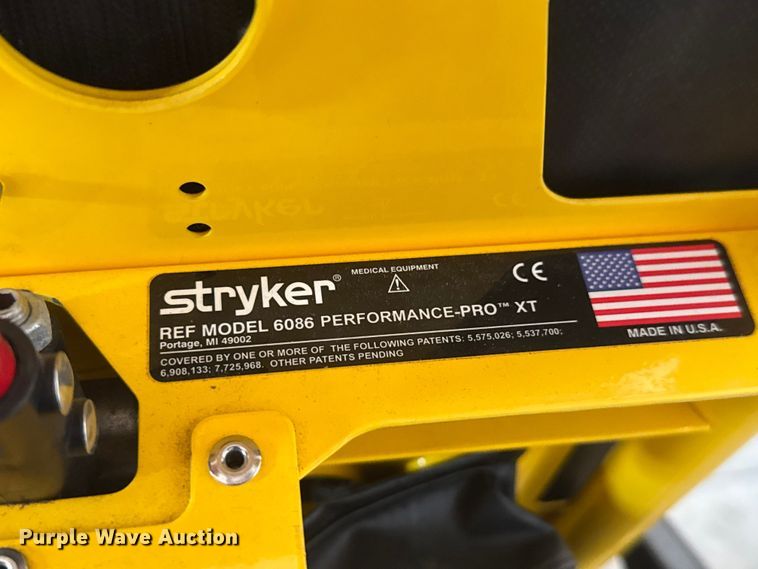 image for item NJ9194 (4) Stryker stretchers