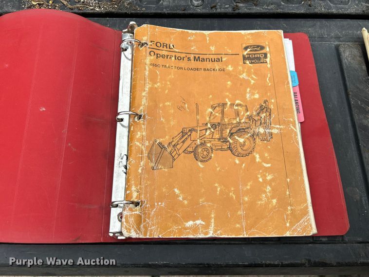 image for item NM9820 1989 Ford 455C backhoe