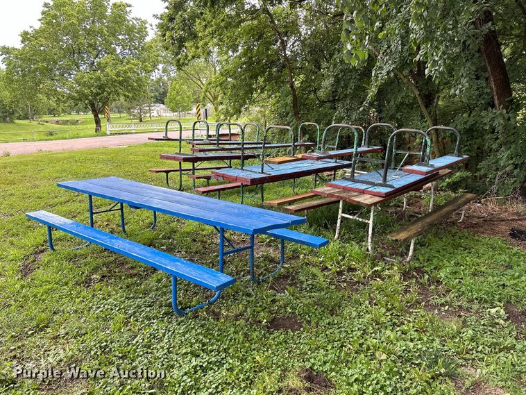 (7) picnic tables