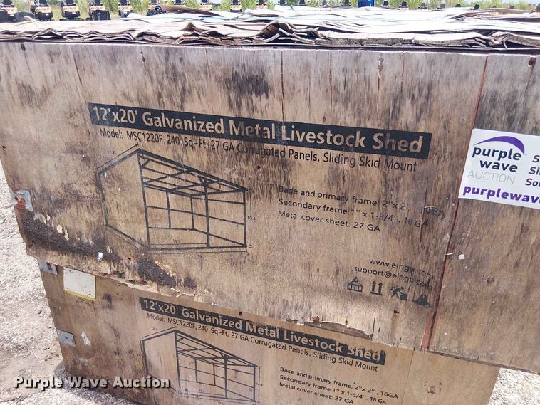 image for item EE1591 (2) Valley Pioneer MSC1220F livestock sheds