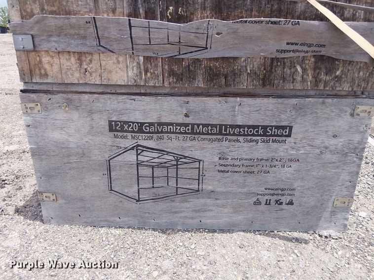 image for item EE1595 (2) Valley Pioneer MSC1220F livestock sheds