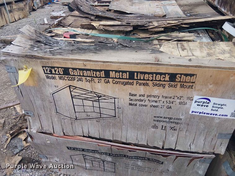 image for item EE1596 (2) Valley Pioneer MSC1220F livestock sheds