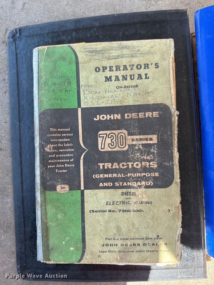 image for item EN0389 1959 John Deere 730 tractor