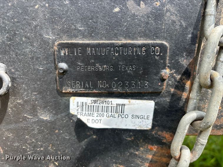 image for item EO4365 Wylie Manufacturing Co.  sprayer trailer