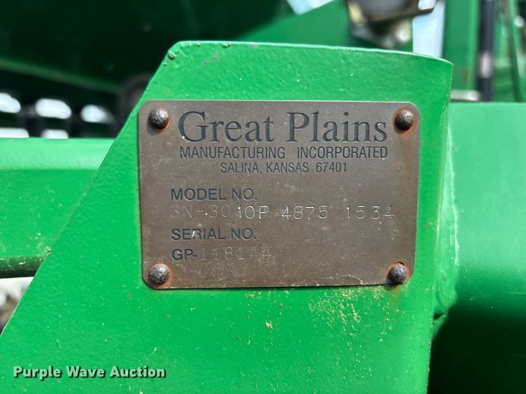 image for item ER3100 Great Plains 3N-3010P grain drill